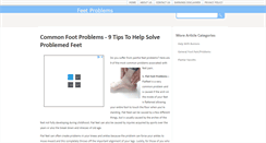 Desktop Screenshot of feetproblems.org